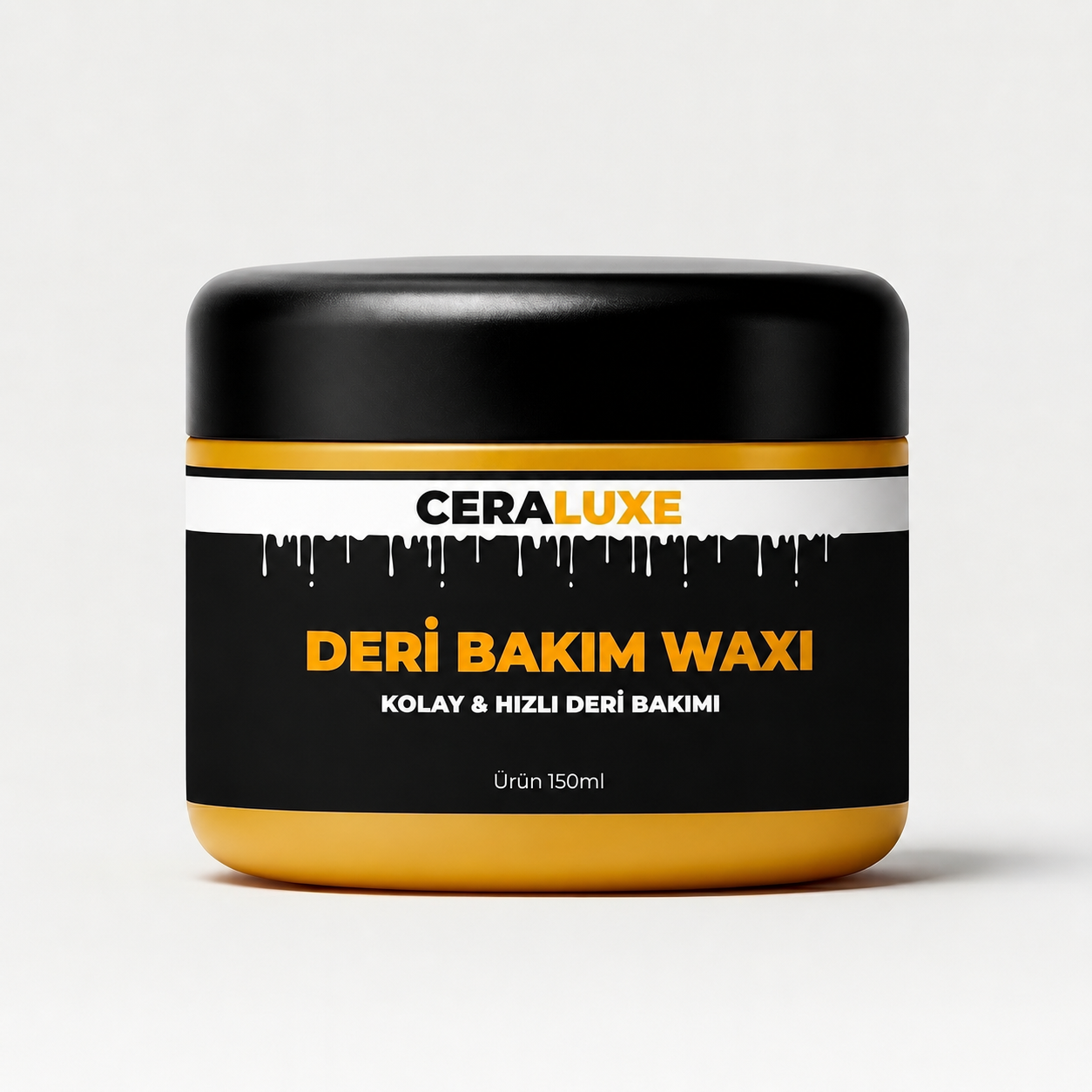 CERALUXE Deri Bakım Waxı – Premium Deri Yenileyici ve Parlatıcı Bakım Kremi 100ml